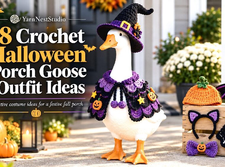 Crochet Halloween Porch Goose Outfit Ideas