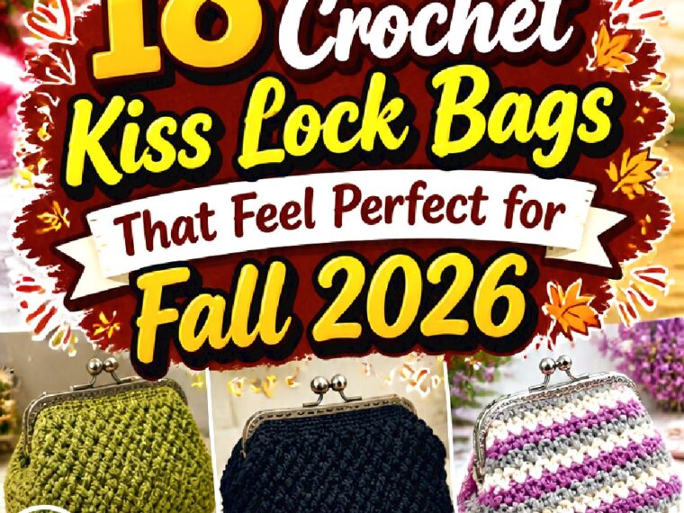 Crochet Kiss Lock Bags That Feel Perfect for Fall