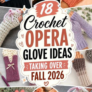 Crochet Opera Glove Ideas Taking Over Fall