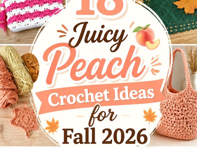 Juicy Peach Crochet Ideas for Fall