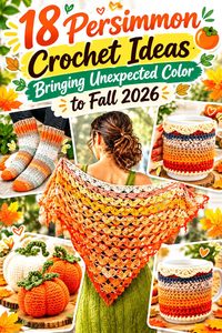 18 Persimmon Crochet Ideas Bringing Unexpected Color to Fall 2026