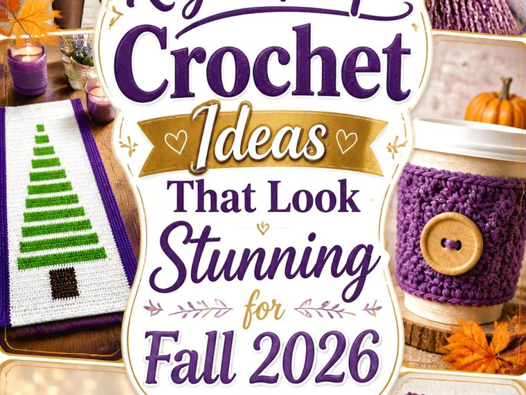 Royal Purple Crochet Ideas That Look Stunning for Fall