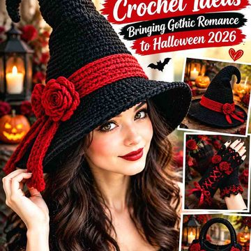 19 Black and Blood Red Crochet Ideas Bringing Gothic Romance to Halloween 2026