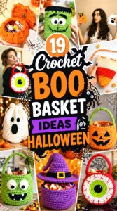 Crochet Boo Basket Ideas for Halloween