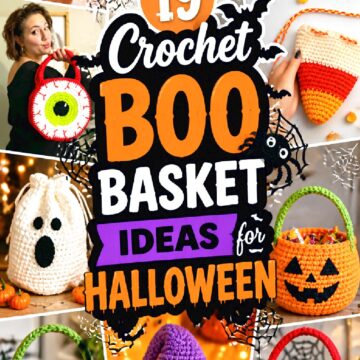 Crochet Boo Basket Ideas for Halloween