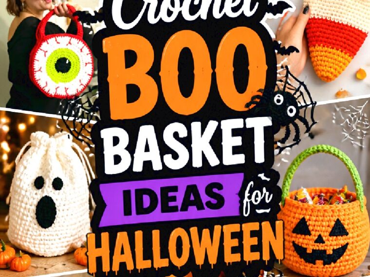 Crochet Boo Basket Ideas for Halloween