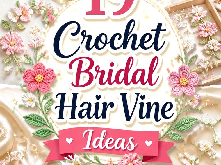 Crochet Bridal Hair Vine Ideas