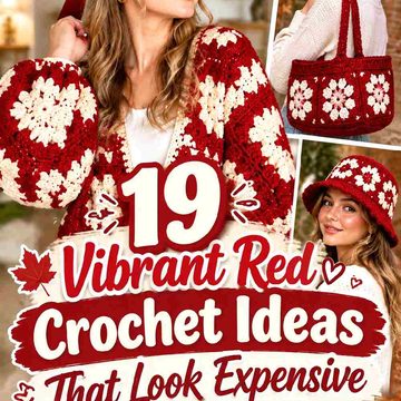 19 Vibrant Red Crochet Ideas That Look Expensive for Fall 2026
