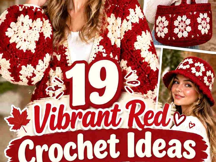 19 Vibrant Red Crochet Ideas That Look Expensive for Fall 2026