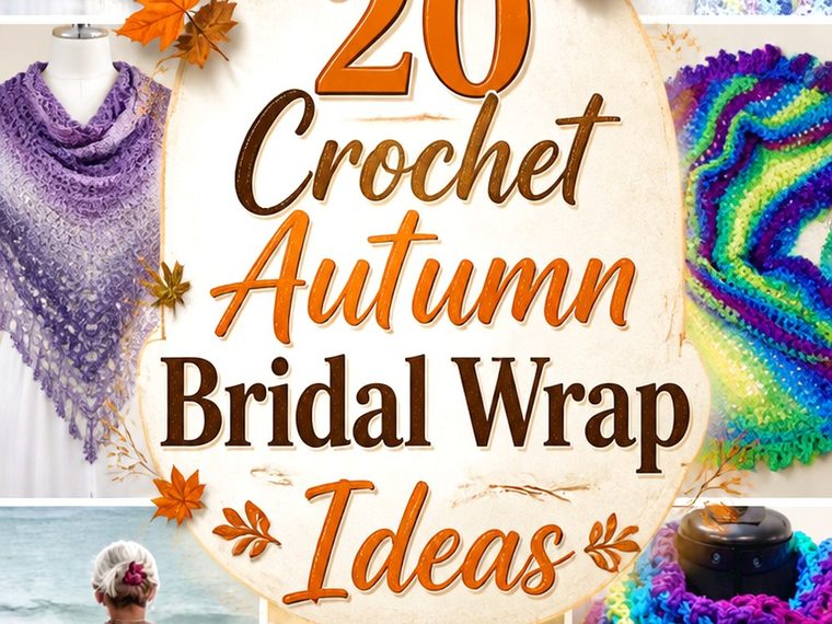 Crochet Autumn Bridal Wrap Ideas