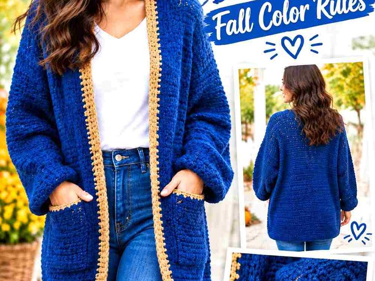 21 Cobalt Blue Crochet Ideas Breaking the Fall Color Rules