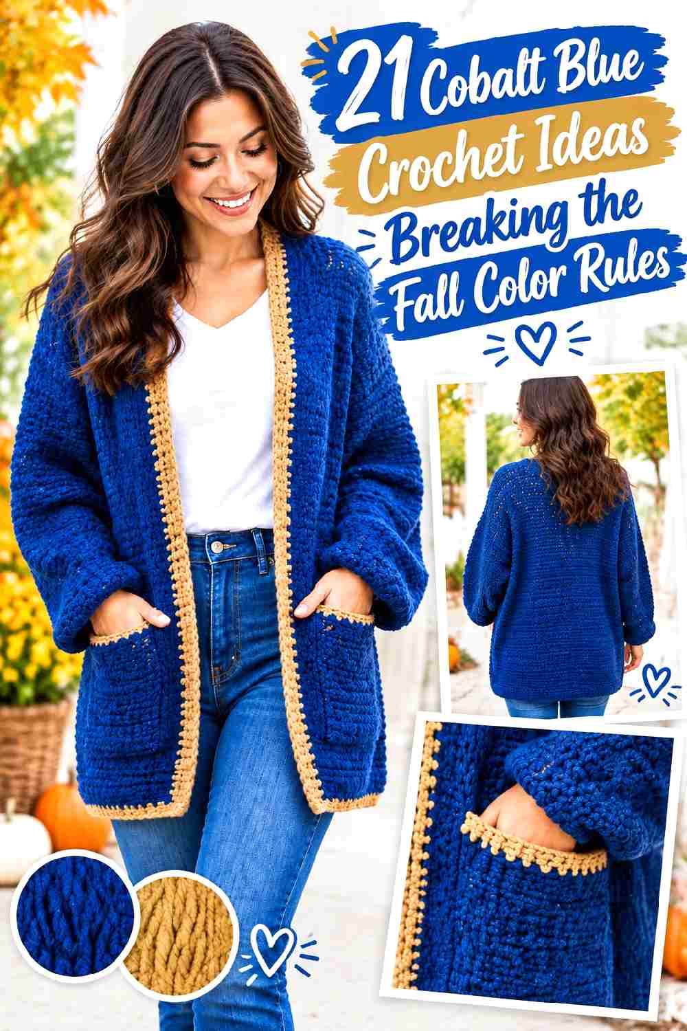 21 Cobalt Blue Crochet Ideas Breaking the Fall Color Rules