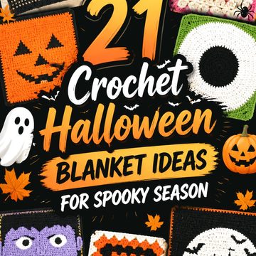 Crochet Halloween Blanket Ideas for Spooky Season