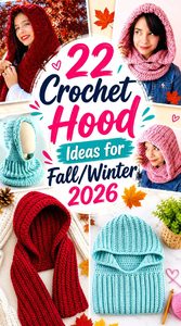 22 Crochet Hood Ideas for Fall/Winter 2026