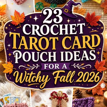 Crochet Tarot Card Pouch Ideas for a Witchy Fall