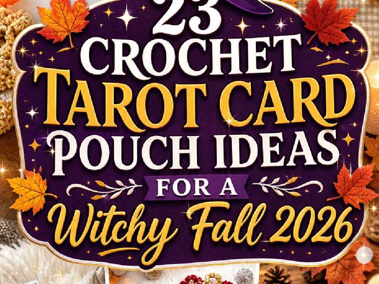 Crochet Tarot Card Pouch Ideas for a Witchy Fall