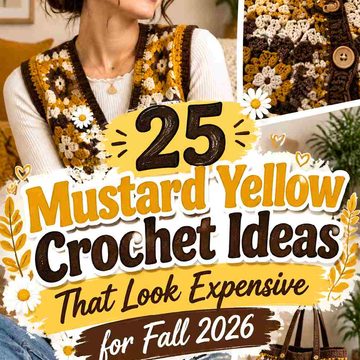 26 Mustard Yellow Crochet Ideas That Look Expensive for Fall 2026