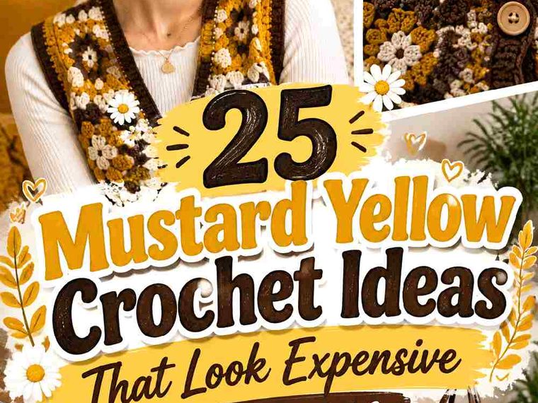 26 Mustard Yellow Crochet Ideas That Look Expensive for Fall 2026