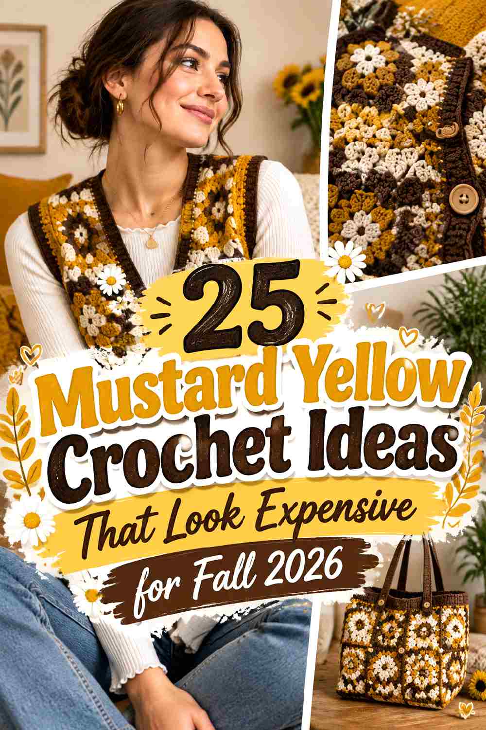 26 Mustard Yellow Crochet Ideas That Look Expensive for Fall 2026