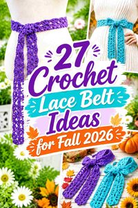 32 Crochet Lace Belt Ideas for Fall 2026
