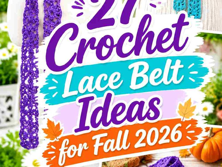 32 Crochet Lace Belt Ideas for Fall 2026