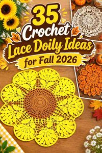 35 Crochet Lace Doily Ideas for Fall 2026