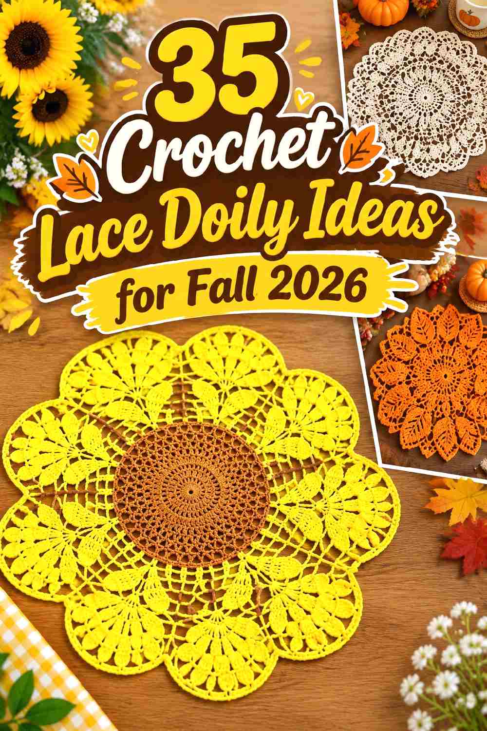 35 Crochet Lace Doily Ideas for Fall 2026