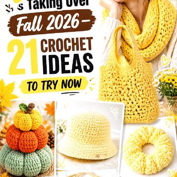 Butter Yellow Is Taking Over Fall — Crochet Ideas to Try Now Pinterest