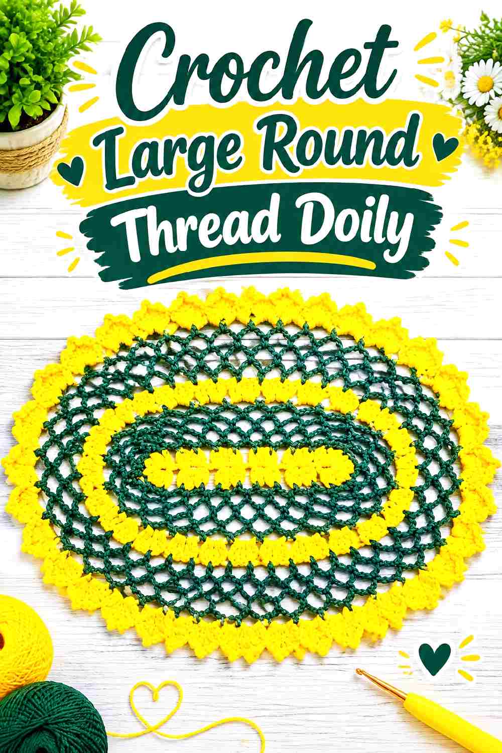 29. Crochet Large Round Thread Doily