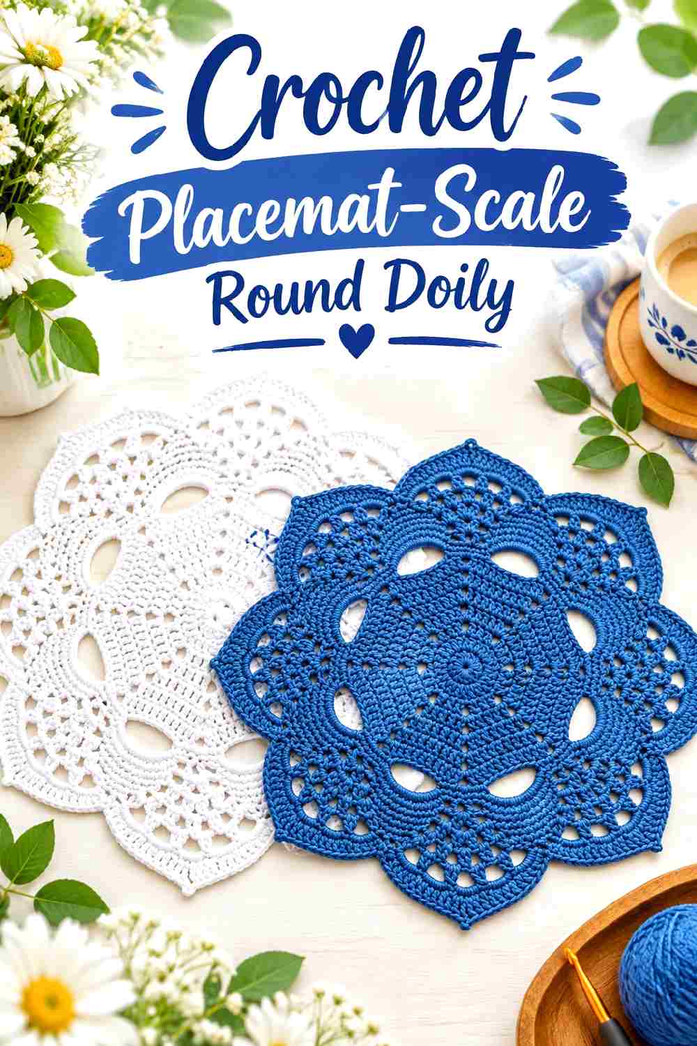 17. Crochet Placemat Scale Round Doily