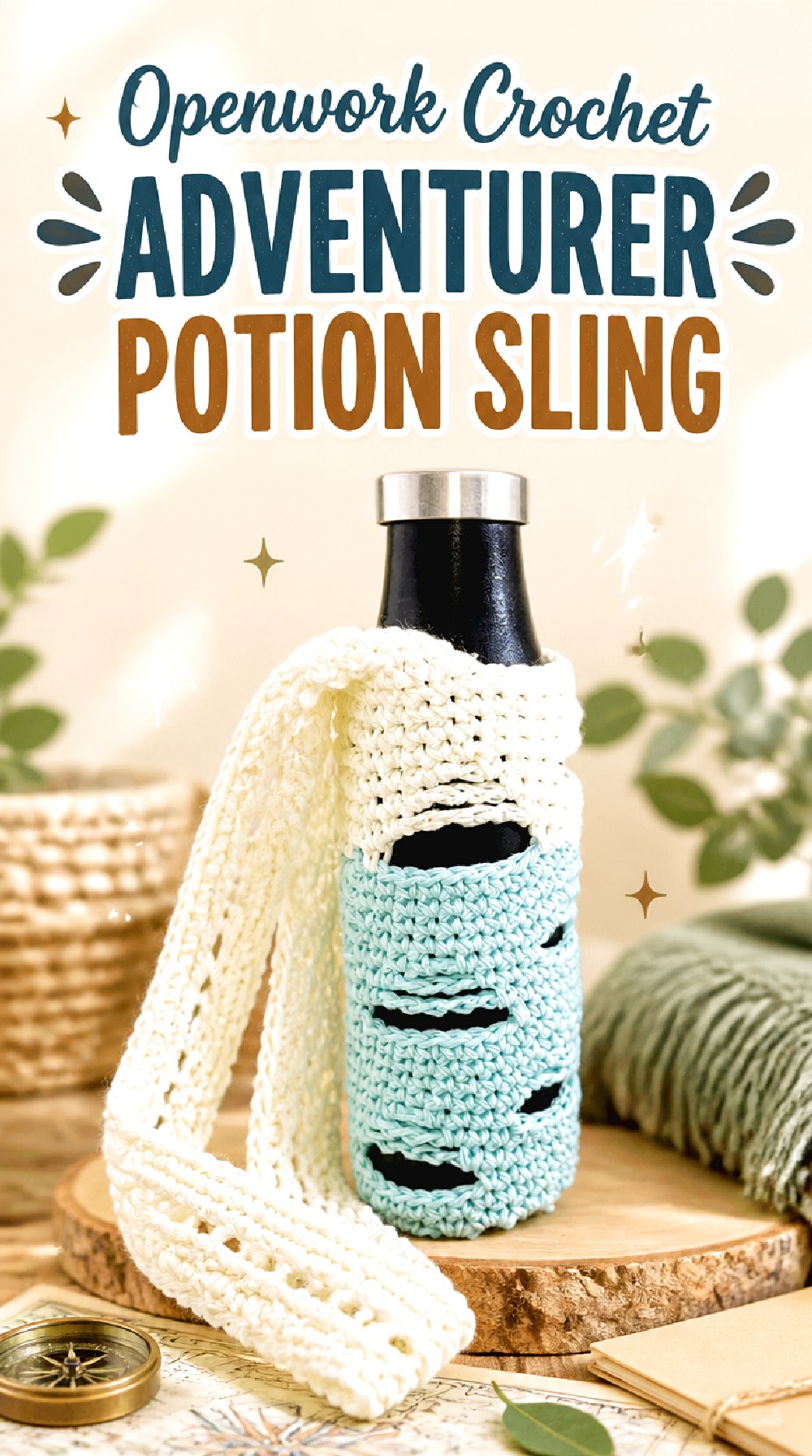 Openwork Crochet Adventurer Potion Sling