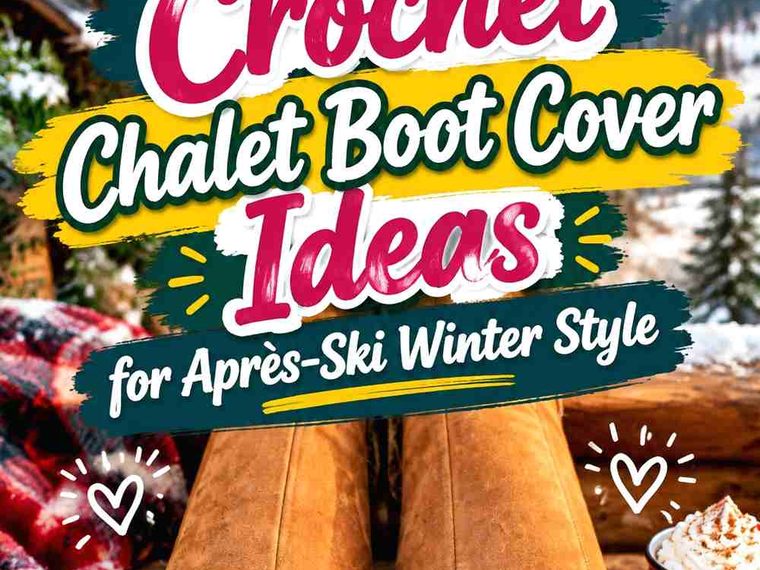 14 Crochet Chalet Boot Cover Ideas for Après-Ski Winter Style