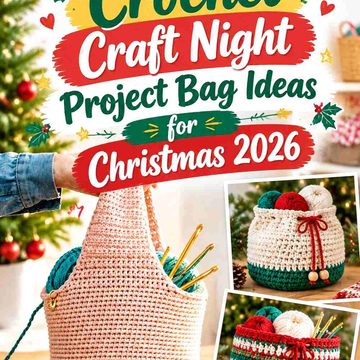 14 Crochet Craft Night Project Bag Ideas for Christmas 2026