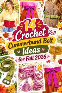 15 Crochet Cummerbund Belt Ideas for Fall 2026