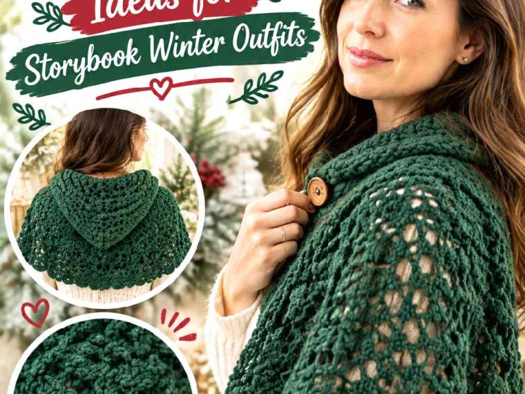 14 Crochet Woodland Capelet Ideas for Storybook Winter Outfits