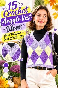 15 Crochet Argyle Vest Ideas for a Polished Fall 2026 Look