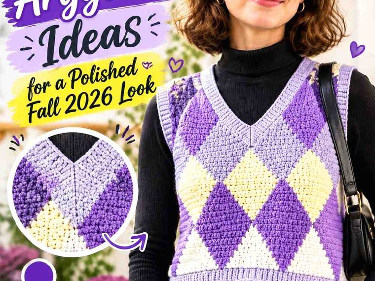 15 Crochet Argyle Vest Ideas for a Polished Fall 2026 Look