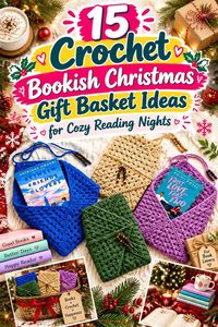 15 Crochet Bookish Christmas Gift Basket Ideas for Cozy Reading Nights