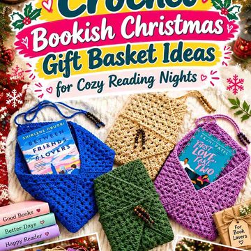 15 Crochet Bookish Christmas Gift Basket Ideas for Cozy Reading Nights