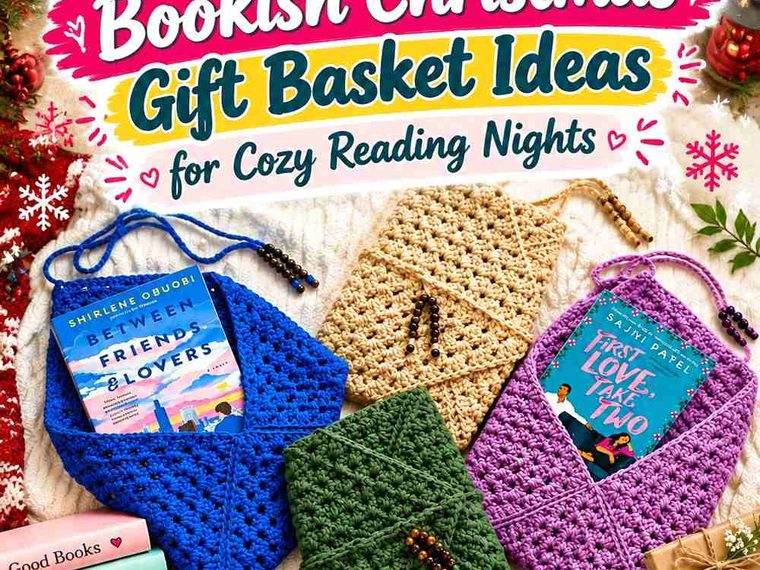 15 Crochet Bookish Christmas Gift Basket Ideas for Cozy Reading Nights