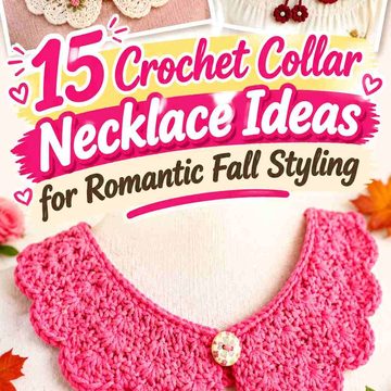 15 Crochet Collar Necklace Ideas for Romantic Fall Styling