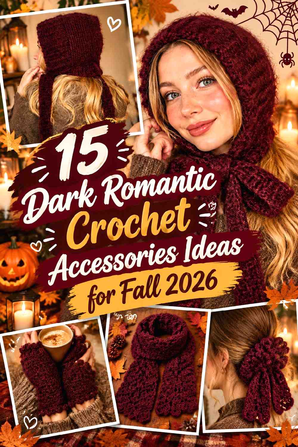 15 Dark Romantic Crochet Accessories Ideas for Fall 2026