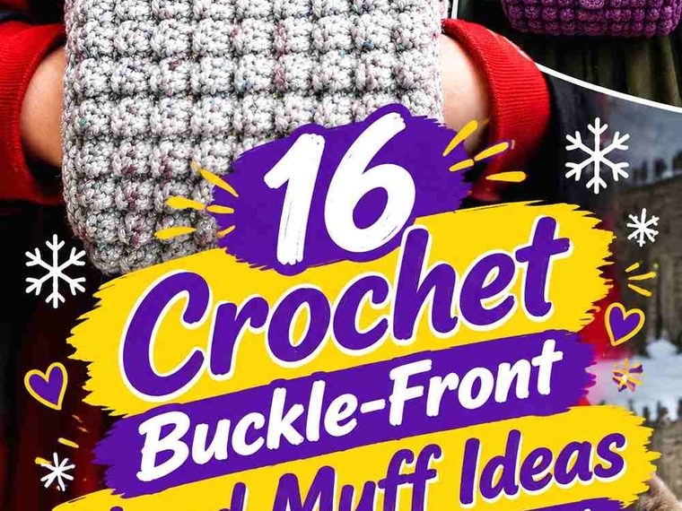 16 Crochet Buckle-Front Hand Muff Ideas for Medieval Winter Style