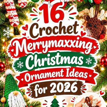 17 Crochet Merrymaxxing Christmas Ornament Ideas for 2026