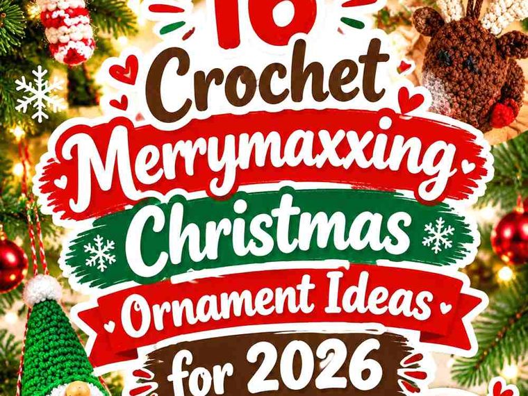 17 Crochet Merrymaxxing Christmas Ornament Ideas for 2026