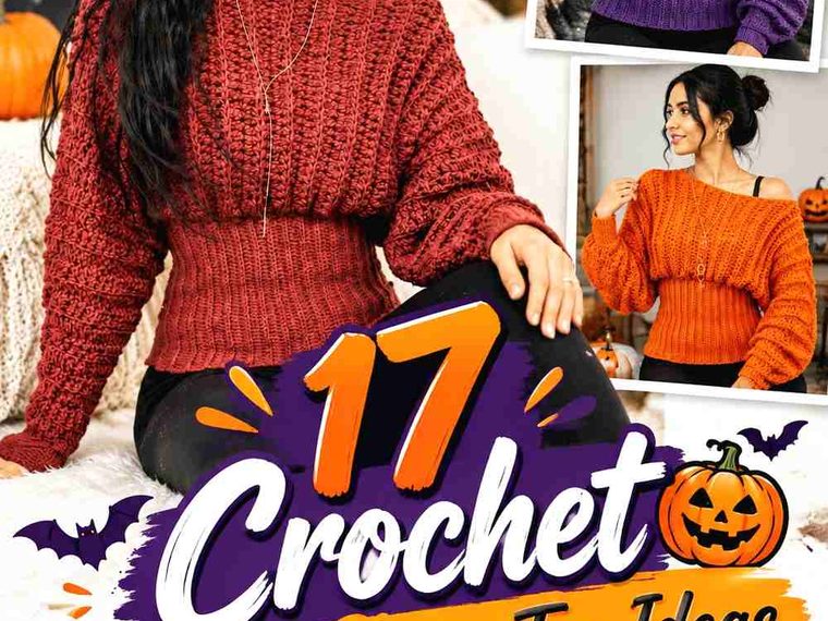 17 Crochet Batwing Sleeve Top Ideas for Halloween 2026