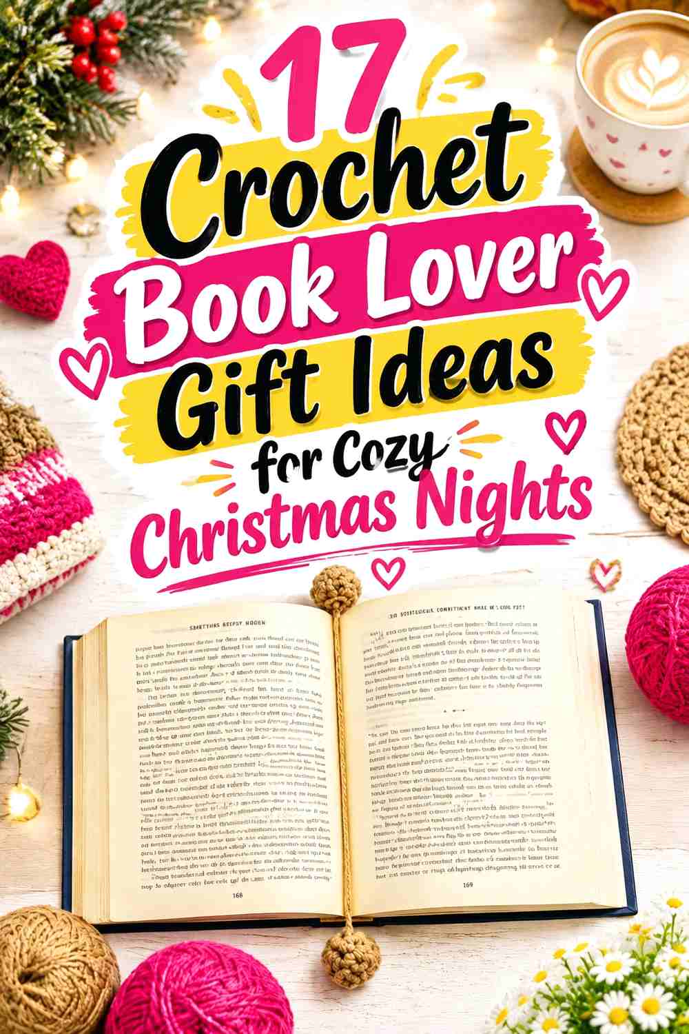 17 Crochet Book Lover Gift Ideas for Cozy Christmas Nights