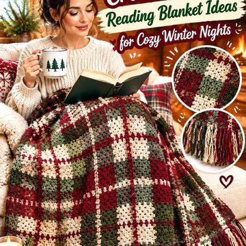 17 Crochet Cabin Reading Blanket Ideas for Cozy Winter Nights