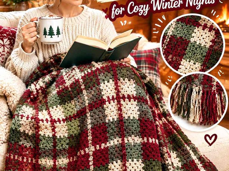 17 Crochet Cabin Reading Blanket Ideas for Cozy Winter Nights