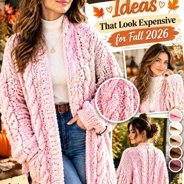 17 Crochet Cable Cardigan Ideas That Look Expensive for Fall 2026